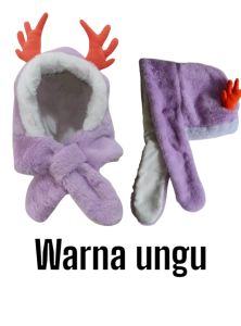 topi kupluk anak untuk musim dingin bahan tebal usia 1 sampai 6 tahun harga promo