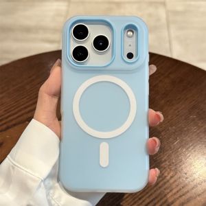 Luxury 2IN1 Candy Magnetic Case For iPhone 17 Air 16 15 14 13 12 11 Pro Max Plus Magsafe Wireless Charge Matte Shockproof Cover