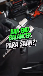 【Local Seller/Hot Sale🔥】 1 Pair UNIVERSAL ARM SUPER HEAVY DUTY HANDLE BAR BALANCER STAINLESS STEEL CNC END CAP HANDLE GRIP BALANCER