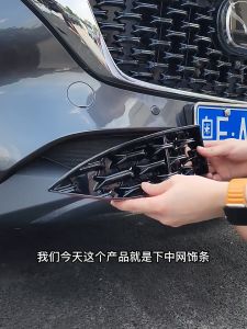 Mazda CX5 KF 2024 2025 Facelift Front Bumper Lower Grille Mesh Cover Glossy Black Decoration Bumper Number Plate ** 🇲🇾 Match Malaysia Version Suitable For RHD ** CX-5 FL