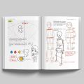 Comics Beginner's Guide Korean Painter Rinotuna Basic Course of Anime Handdrawn Art Painting Book. 