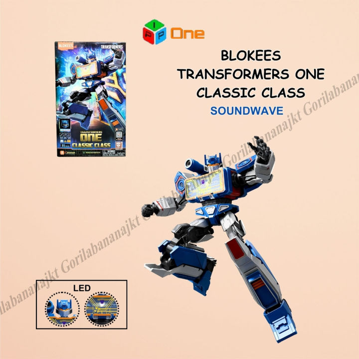 Blokees Soundwave Classic Class Transformers Action Figure Patung Pajangan Figure Transformers 71183