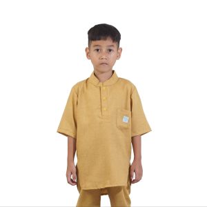 Baju Setelan Koko Anak Bayi Balita Laki Laki Taqwa Madinah Gamis Usia Umur 2 - 9 Tahun Hitam Putih