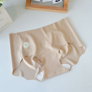Ultra-Thin MTUN Womens Ice Silk Seamless Triangle Panties Breathable Antibacterial High Elasticity Comfortable Mid-Waist Briefs