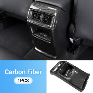 For Honda CR-V 6th 2023 2024 2025 Hybrid ABS Car Interior Rear Armrest Air Outlet Trim Panel Pad Anti kick Cover Frame Sticker
