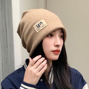 Fashionable Knitted Ear Warmer Womens Hat Face Slimming Autumn Winter New Style Japanese Style All-Match Head Cover Hat