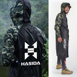 HASIDA Fishing Raincoat Type-Long Waterproof Thin Oxford Cloth Soft TPU Fabric Lightweight Hot Selling Portable Raincoat