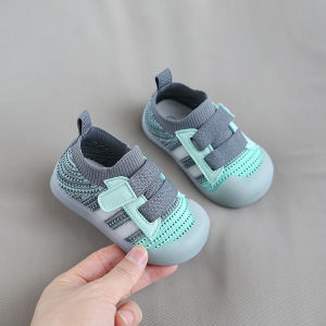 Childrens Casual Sports Shoes Mesh Breathable Boy Girls Walking Shoes Soft Soles Anti-skid Baby Walking Shoes Baby Sports Shoes