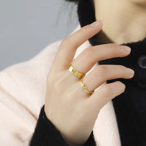 SKYRIM Womens Ring Couple Butterfly Open Ring Adjustable Ring Fashion Jewelry