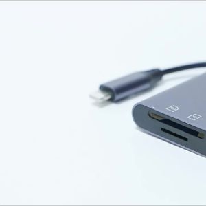 รองรับการ์ดหน่วยความจำสำหรับศัพท์ Apple iPhone12 13 14pro max การ์ดหน่วยความจำกล้อง SD/TF เครื่องอ่านบัตร