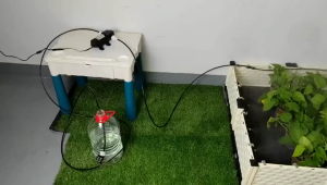 6/18 Meters 12V Pump Misting Spray Cooling System with Filter tip 60W for Outdoor Garden Irrigation