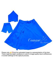 BLUE FILIPINIANA KIMONA AT SAYA BUWAN NG WIKA FOR KIDS