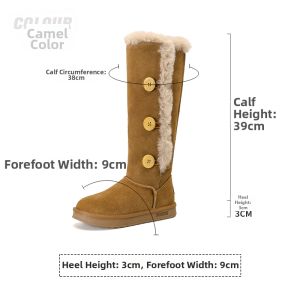 Josiny | Fleece-Lined Over-the-Knee Snow Boots