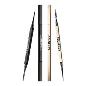 COLORKEY | Colorkey Colorkey Ultra Fine Waterproof Sweatproof Eyebrow Pen Womens Cosmetic Tools Natural 3D Eyebrow Pencil Double Head