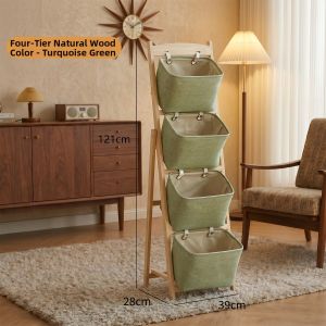 AMU·PIGGY | Vintage Style Multi-layer Storage Rack