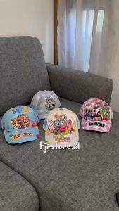Topi Anak Perempuan Motif Labubu Kuromi Melody Kekinian Usia 1-9 Tahun - Fashion Anak