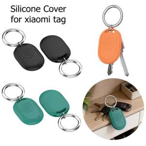 For Xiaomi Tag Silicone Protective Cover Anti-Loss Pets Locator Protector Case Portable With Keychain for Xiaomi Tag Sleeve