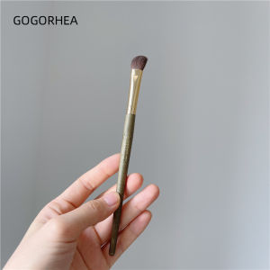 Mini Dual Layer Horse Hair Highlighter Brush GOGORHEA Beauty Tools Makeup Brushes for Nose Shadow Professional Cosmetic Tools