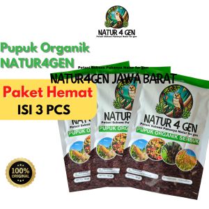 3 Pcs Bio Organik Natur4gen ORI Pupuk padi pupuk jagung pupuk sawit pupuk pelebat buah pupuk semua tanaman pupuk naturagen padi padi pupuk naturagen jagung naturagen Jawa Barat pupuk serbuk naturagen pupuk cair naturagen cair pupuk naturagen cair