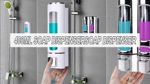 Dispenser sabun cair premium quality merk Eazy Home/Tempat sabun cair manual rakitan 400ml
