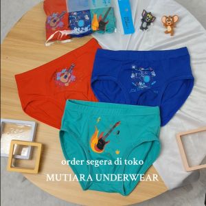 Celana Dalam Anak Laki-Laki Sorex 1 Pak 3 pcs Kode 652 603 604 605 606 Size S-XL Bahan Supersoft