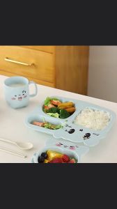 Kotak Bekal Anak Lunch Box Set Praktis Motif Kartun Lucu Tempat Makan Sekolah Wadah Makanan Set