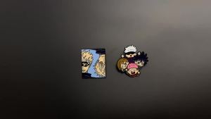 Satoru Gojo Enamel Pins Cute Cartoon Anime Character Lapel Brooch Badge Metal Jewelry Gifts for Anime Fans