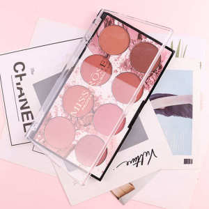 ❄Blush Plate genuine goods Naked Makeup Natural Fit Shadow Three-in-One Sun Red Women#39s Rouge Bean Pad Color Plum Color Skin Brightening⚘