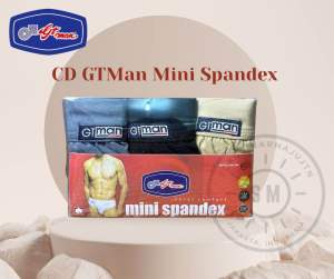 Celana Dalam Pria GTMAN Spandex (isi 3pcs) 708 Size S M L XL
