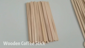 10 Packs - 178mm Disposable Wooden Coffee Stirrers 10000pcs Eco-Friendly Natural Wood