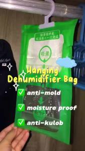Hanging Type Moisture Absorbing Bag Wardrobe Dehumidifier Bag Mold Proof and Dry Bag Moisture Proof Desiccant Hanging Wardrobe Closet Drying Agent Dehumidification Anti-mold Bag
