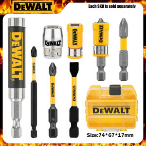 DEWALT PH2 57MM 89MM SL8 57MM HSS Bit Silver/Yellow Sleeve Hexagonal Extension Rod Mini Storage Box Power Tool Accessories