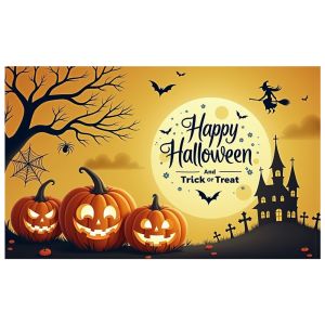 Scary Halloween Curtain Halloween Window Silhouette Decoration Blood Halloween Window Cover Horror Window Creepy Banner