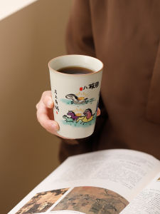 Cốc Trà Gốm Sứ Dung Tích Lớn Bát Tràng Cốc Trà Gốm Sứ Riêng Tư Có Thể Nuôi Dụng Cụ Trà Cốc Trà Chủ Nhà Cốc Trà