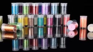 Sparkly Fine Glitter for Crafting32 Colors of Nail Glitter Face Glitter Powder for Arts Crafts Rainbow Body Glitter & Tattoo G