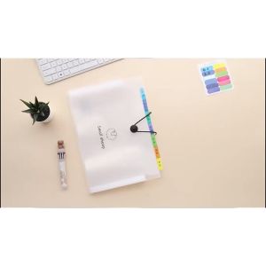 Túi đựng tài liệu đựng tài liệu nhiều ngăn kẹp tài liệu A4 đựng đề cương tra chia ngăn tiện dụng -Lumbley