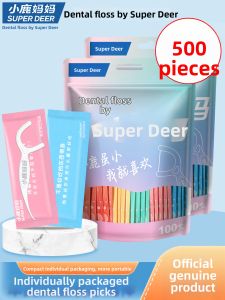 SUPER DEER | Super Fine Independent Disposable Safe Toothpick Floss
