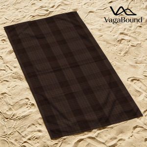 BILIBILI | Brown Plaid Quick Drying Beach Towels Ultra Lightweight Fast-drying Super Absorbent It is a must-have item for summer