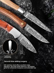 FUJUN | Foldable Stainless Steel Peeler Knife Portable