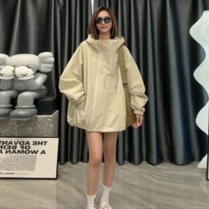 Casual Loose Dual Zipper Coat
