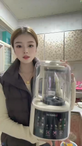 精选现货👍正品 GUESMI 1.5L Smart Blender 隔音破壁机豆浆机静音多功能无渣免滤渣榨汁破壁料理机 Low Noise Sma1500ML MAX 新款破壁机家用自动加热豆浆机，静音多功能无渣免滤渣，榨汁料理机 Home Automatic Heating Soymilk Machine Silent Multi-Function No Dregs No Filter Residue Juicing Cooking Machine