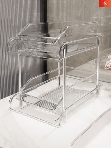 Multilevel Cosmetic Storage Box Bathroom Tabletop Drawer Type