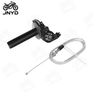 JNYD 22mm Universal CNC Aluminum Accelerator Throttle Twist Grips Handlebars For Motorcycle Moped Scooter Bike Universal