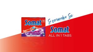 Viên rửa chén Somat All In One Extra hộp 26 viên của Đức