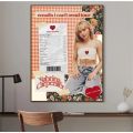 Modern Pop Music Singer Sabrina Carpenter Music Album Cover Poster Canvas Paintings Wall Art Pictures Home Decor. 