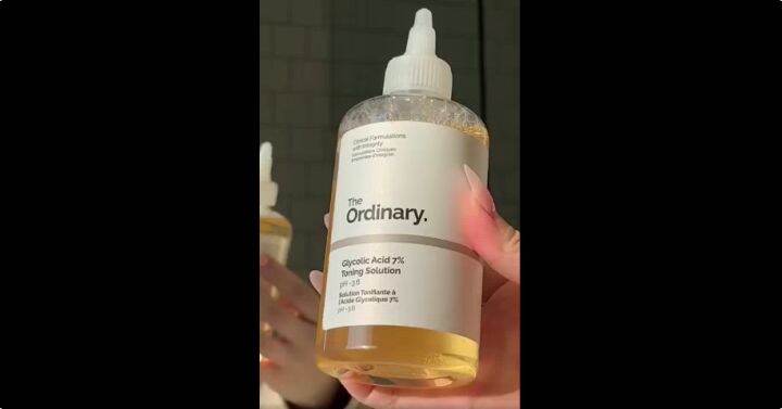 The Ordinary Glycolic Acid 7% Toning Solution Improve Skin Texture ...