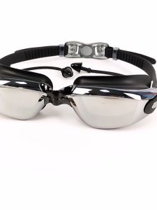 Kacamata Renang Dewasa Anti Fog & UV dengan Penutup Telinga