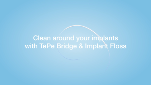 TePe Bridge & Implant Floss (30pc/pk) - Designed for cleaning implants bridges and orthodontic