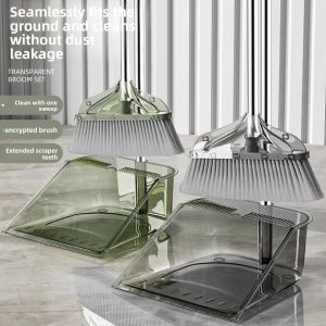 New Home Dustpan and Broom Set Non-Stick Hair