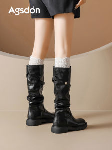 Agsdon | Thick Heel Summer Tall Boots For Women Thin Style